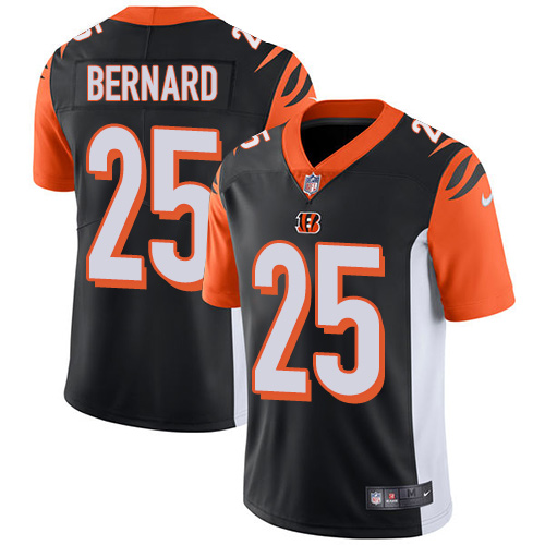 Nike Bengals #25 Giovani Bernard Black Team Color Men's Stitched NFL Vapor Untouchable Limited Jersey
